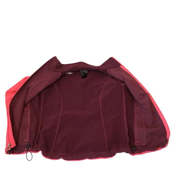 The‎ North Face Softshell Jacket F11 AMVX T183 Fleece Lined Full Zip Pink S - Picture 6 of 16
